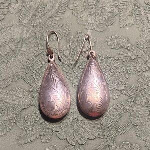 Elegant Silver Teardrop Earrings
